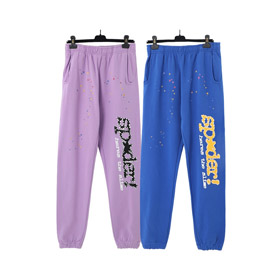 Sp5der  Spiderweb Letter Print Sweatpants-4617  